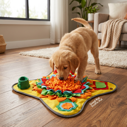 Dog Snuffle Mat — Nose Work Enrichment Foraging Feeder
