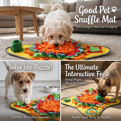 Dog Snuffle Mat — Nose Work Enrichment Foraging Feeder