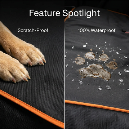 Dog Car Seat Cover Hammock — Waterproof Back Seat Protector