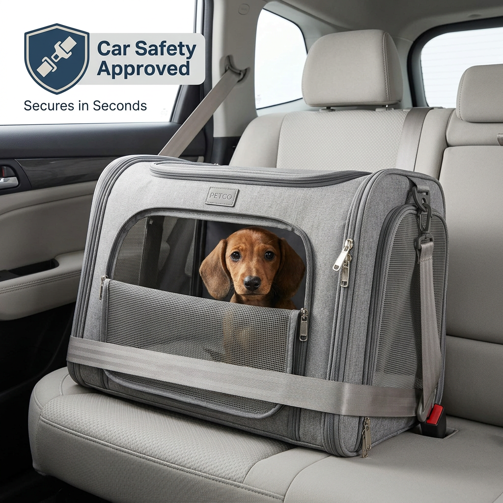 Pet Carrier Sling Bag — Hands-Free Cross-Body Dog Cat Carrier