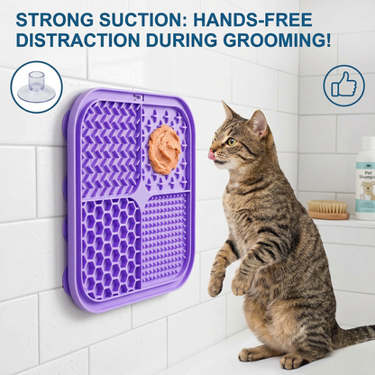 Silicone Lick Mat for Dogs — Slow Feeder Calming Mat